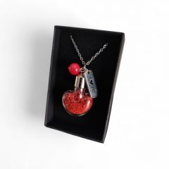 Örök Zuzmó Szív Nyaklánc – Valentin ajándékdobozban